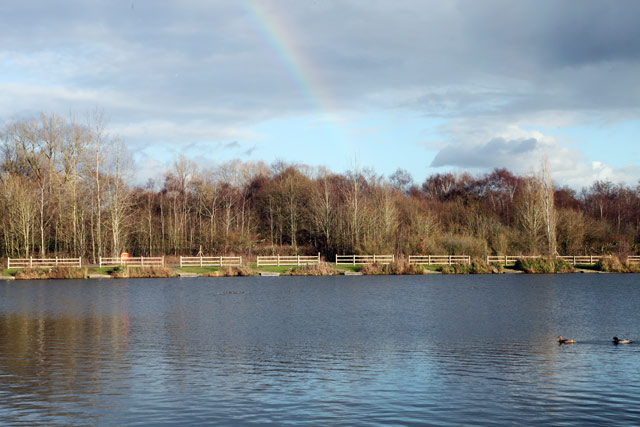 A view of Gold Valley Lakes