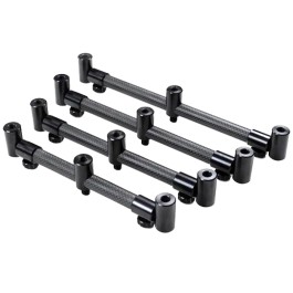 Century Carbon Stealth Chunky Adjustable 3 Rod Fishing Buzz Bars