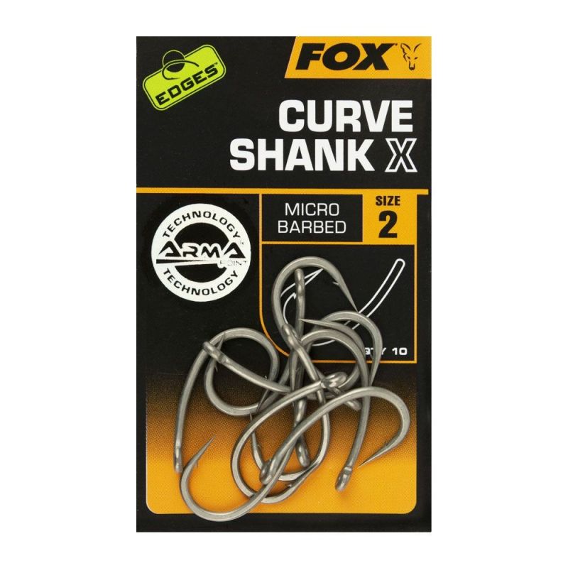 Fox Edges Curve Shank Hooks