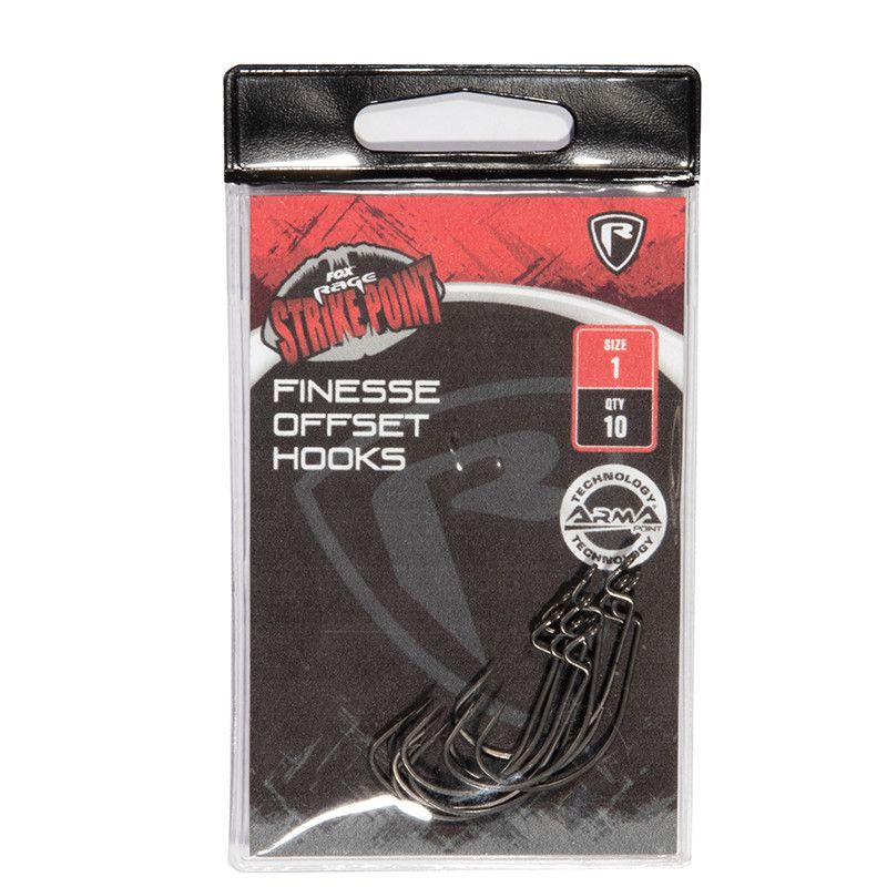 Fox Rage Strike Point Finesse Offset Hooks — photo 1