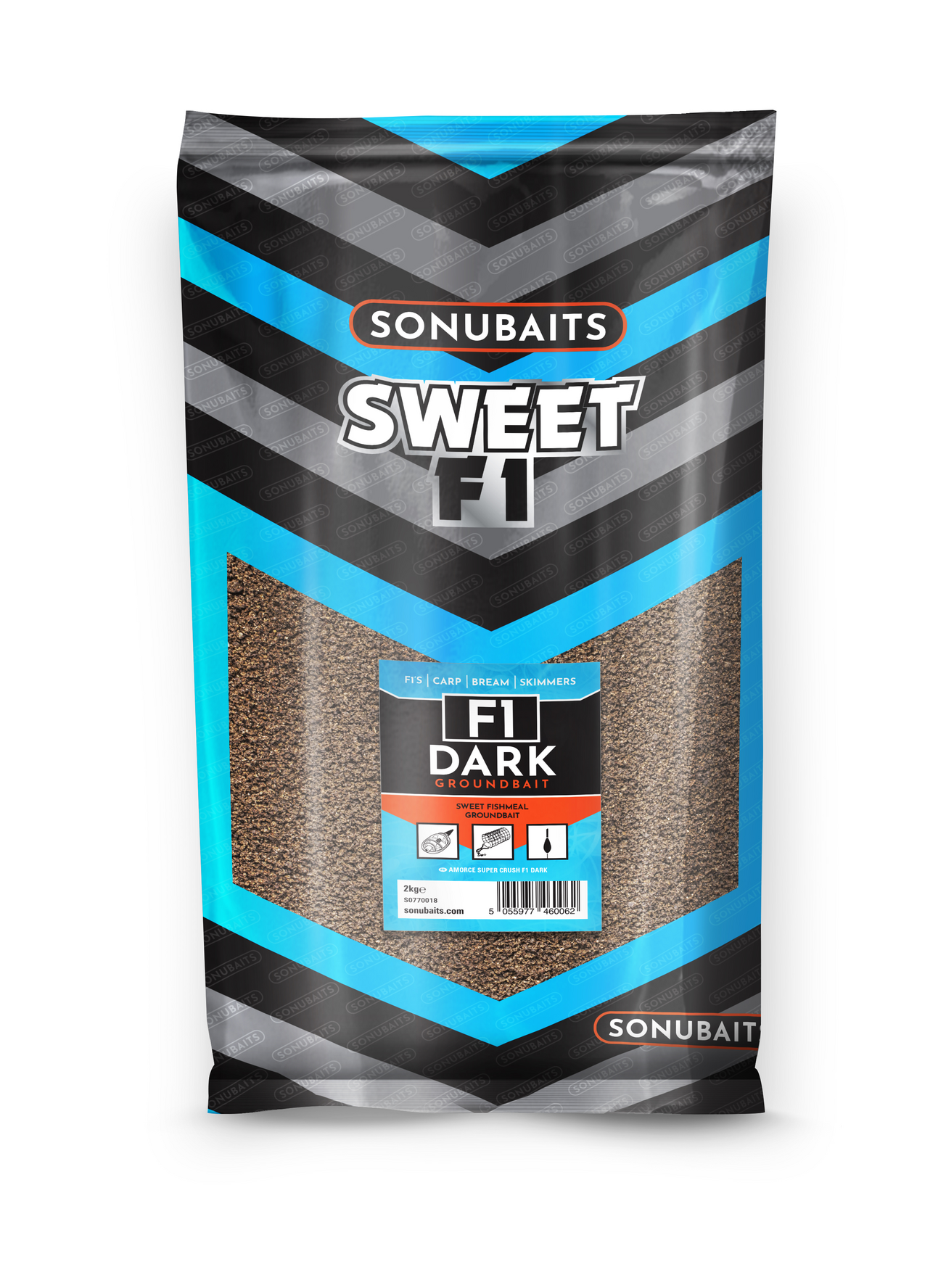 Sonubaits F1 Dark Groundbait 2kg — photo 1
